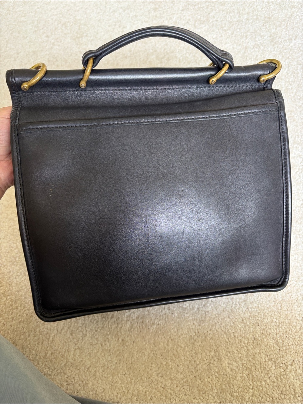 Vintage coach Willis bag black no hang tag - Picture 9 of 10